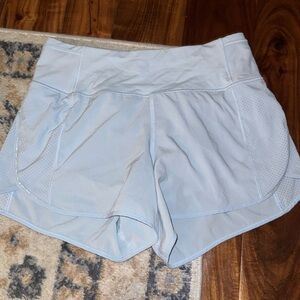 Lulu lemon light blue shorts size 8